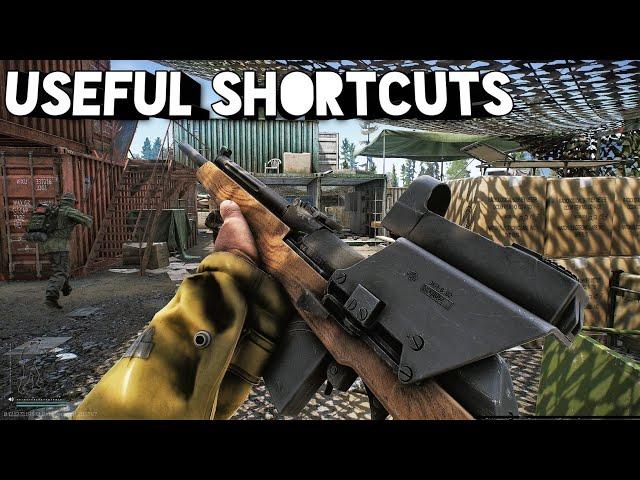 Awesome shortcuts in Escape From Tarkov (Beginner Tips and Tricks for Tarkov)