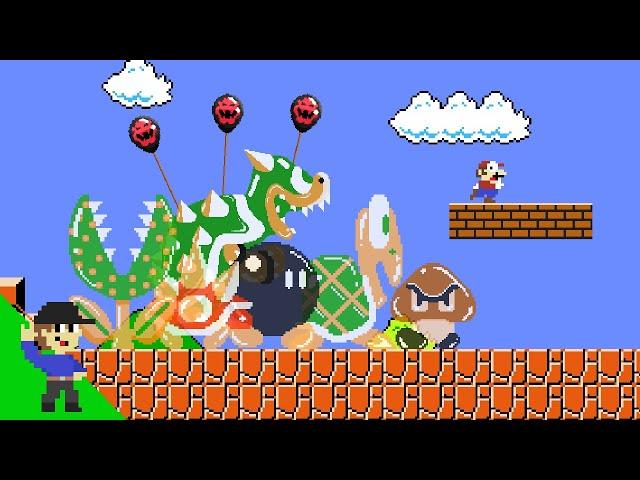 Giant Balloon Enemies would be OP in Super Mario Bros.