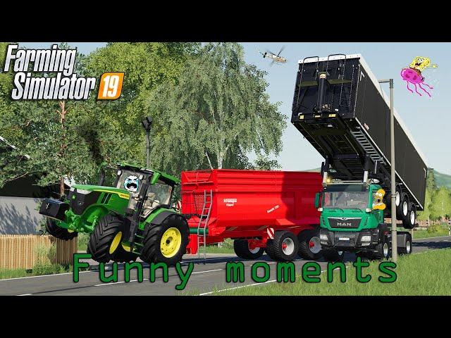 Funny Moments & Crash Compilation - Farming Simulator 19 Multiplayer #10