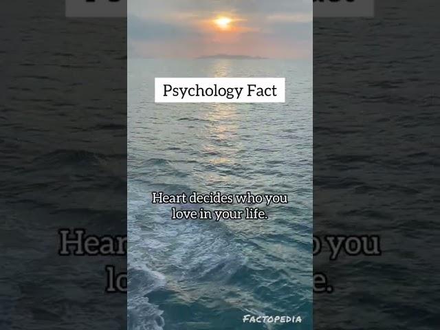 Psychology Fact #shorts #factopedia