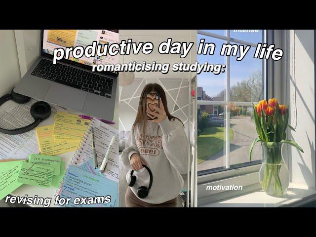 STUDY VLOG | lots of studying, revision tips & being productive