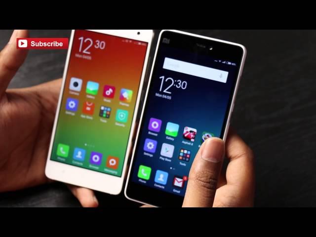 Xiaomi Mi4 vs Mi 4i Comparison | TechPP