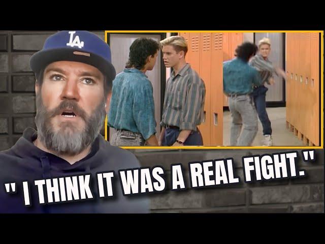 Mark-Paul Gosselaar says things got real in THAT Saved By The Bell fight with Mario Lopez.