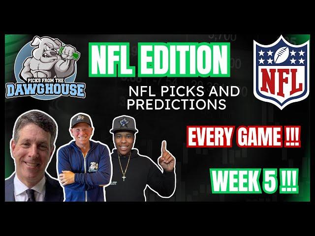 NFL Week 5 2024 Picks & Predictions | Picks From The DawgHouse NFL Edition