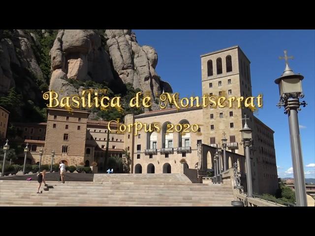 Basílica de Montserrat -  Corpus 2020 -  Catifa FEDECAT