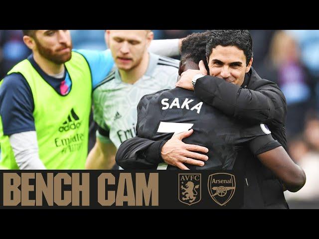 BENCH CAM | Aston Villa vs Arsenal (2-4) | All the reactions to a dramatic victory!