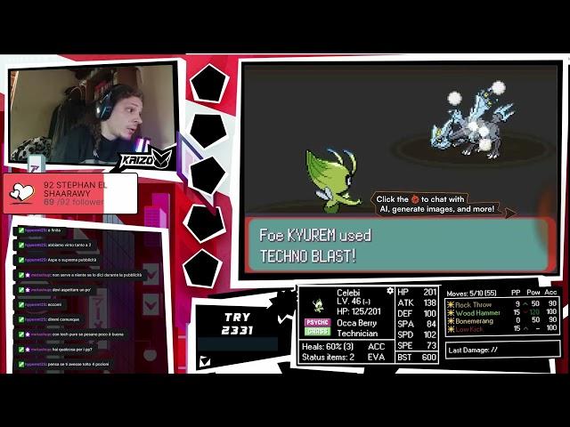 EVORUN MATTA CON CELEBI, IL PREDATORE DEL TEMPO -  Kaizo V Pokemon Smeraldo