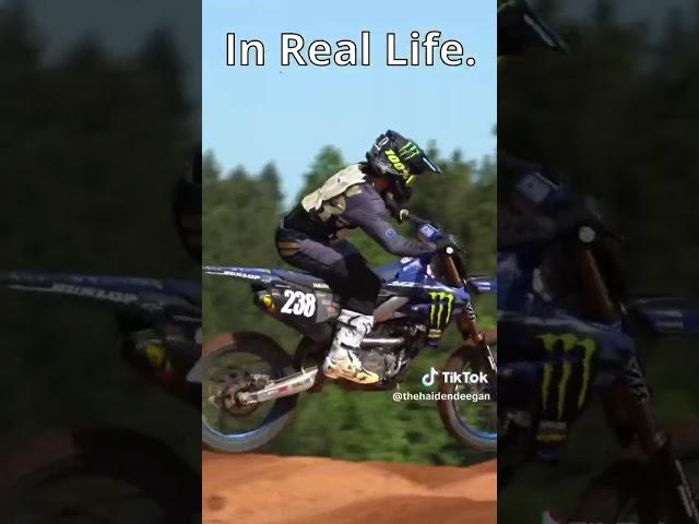 HAIDEN DEEGAN SUPERCROSS LINE IRL VS MX BIKES!