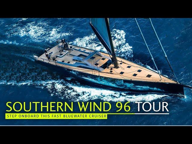 The carbon bluewater cruiser with hybrid propulsion | Southern Wind 96 tour | Yachting World