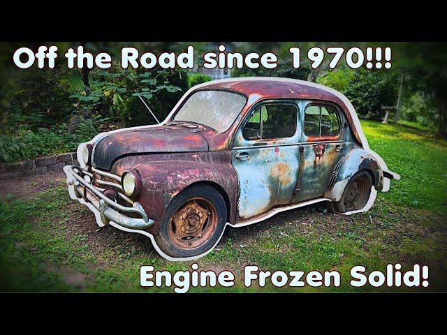 ABANDONED for 54 Years! Will this Renault RUN Again? Engine Locked down!