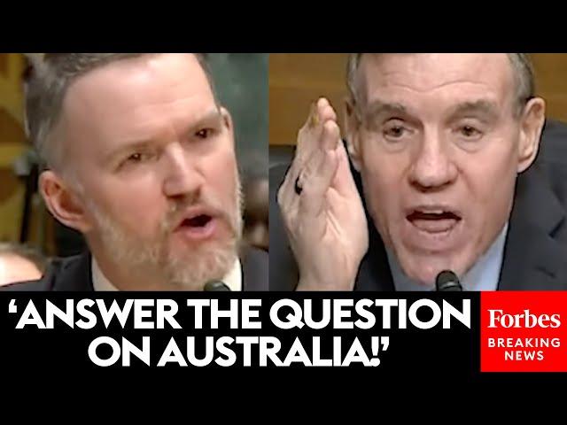 Mark Warner Explodes At Trade Rep Over Trump Imposing Tariffs On Australia Despite Trade Surplus