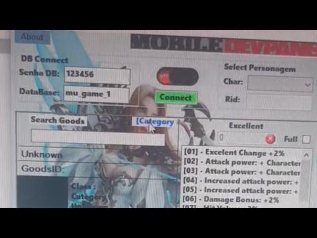 MailTool / GMTool V1.2 / Items Send Play Mu Mobile