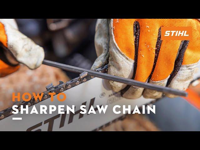 How to Sharpen Saw Chain | STIHL Tutorial