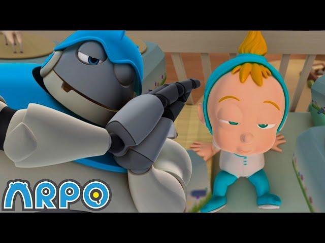 Baby NAP TIME!!! | ARPO The Robot Classics | Funny Cartoons for Kids