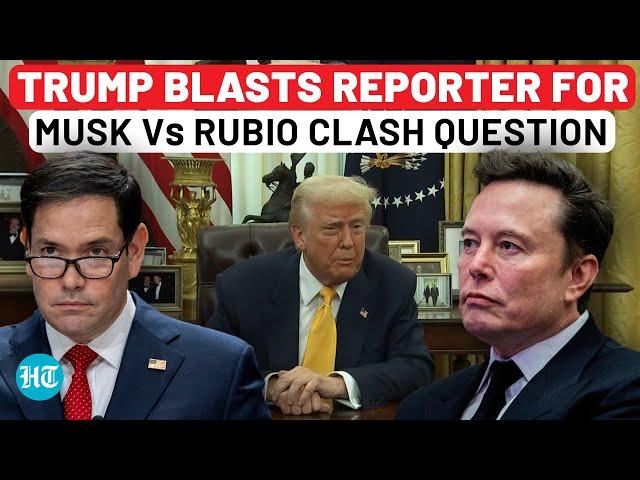 Full: Trump Loses Cool At Reporter Over Musk Vs Rubio Clash Question At FIFA World Cup 2026 Event