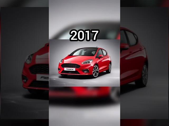 Ford Fiesta evolution (2011 - 2019) #shorts #car #evolution