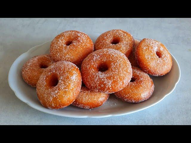 طرز تهیه دونات خانگی Easy Donut How To Make/ Einfacher Donut, wie man macht