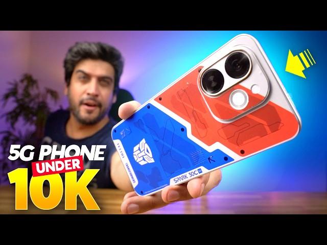 Crazy 5G Phone Under ₹10000!️ Tecno Spark 30C Review