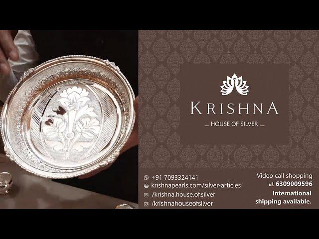 Silver Pooja Articles Designs 2022 / Silver Deepam Stands  / Krishna House Of Silver