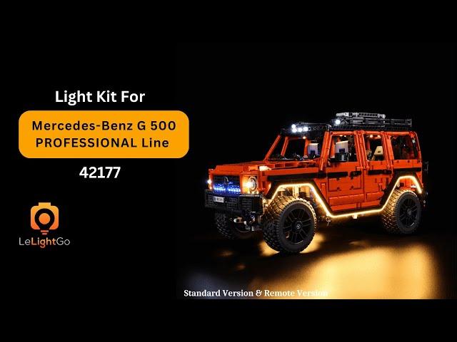 Light Kit for LEGO Technic 42177 Mercedes-Benz G 500 PROFESSIONAL Line