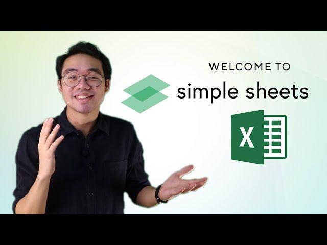 Welcome to Simple Sheets! 100+ Pre-Built, Dynamic Microsoft Excel Spreadsheet Templates