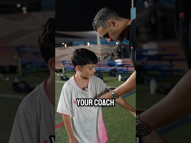 He's got Ronaldo Aura!  Coach made him captain! #football