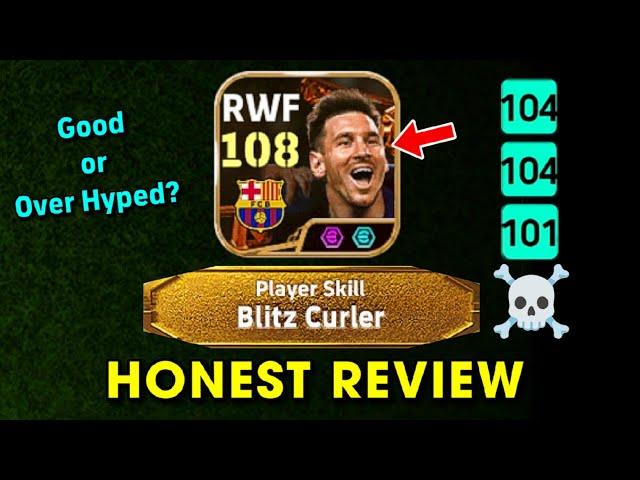 108 Rated Blitz Curler Messi ️ better then blitz curl SON & SALAH? Honest Review ️ eFootball 2025