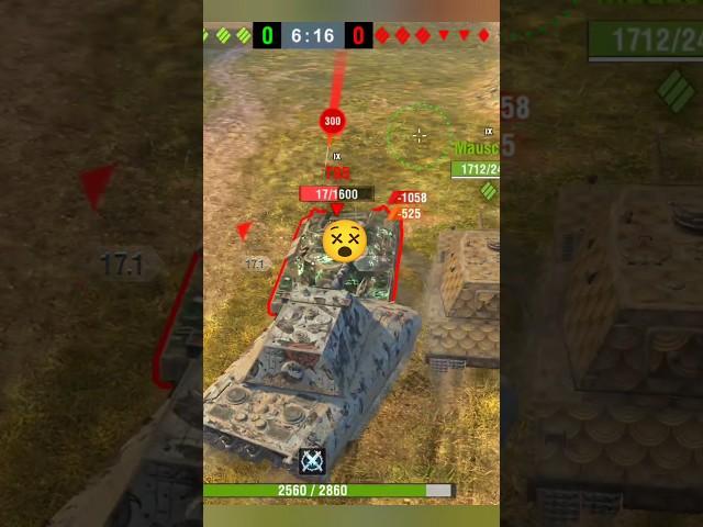 E - 100 and Mauschen Team Up Against T95  WoT Blitz Gravity Force Ramming