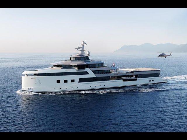 Twin Helicopter Superyacht DAMEN SeaXplorer - 77m/35ft Russian Owner said 1 wasnot enough.