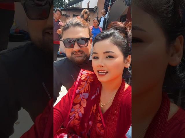 Lovely Couple️ Asmita Dallakoti and Shakti Kumar Godar #loveforever #mayalujodi