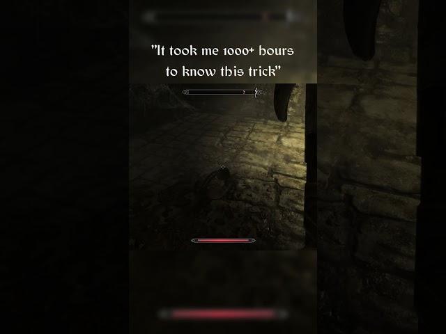It Took Me 1000+ Hours To Know This #skyrim #gaming #elderscrolls