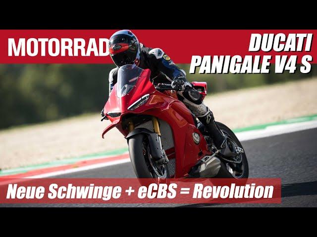 Die Neue Ducati Panigale V4 S (2025): Zweiarmschwinge & Race eCBS revolutionieren die Rennstrecke!