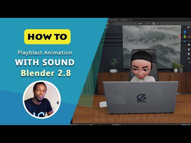 How To Playblast Animation with Sound in Blender 2.8