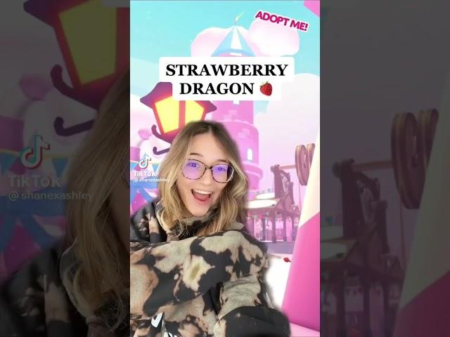 Strawberry dragon in adopt me #shorts #adoptme #tiktok #bloxburg