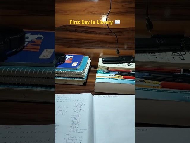 First day in Library,12 hr.study in library study motivation #library #studylover #motivationalStudy
