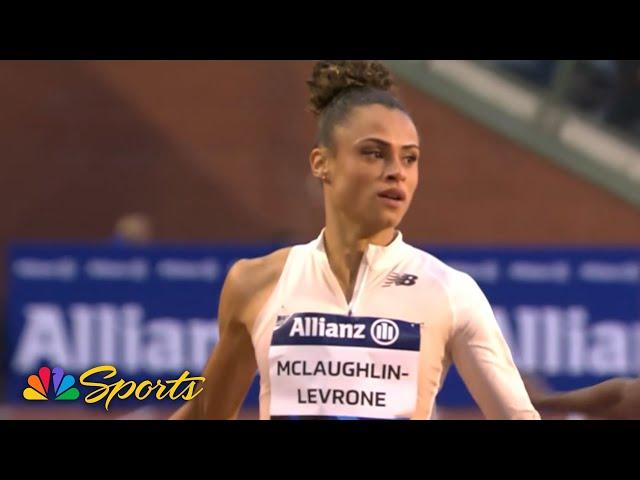 She can do it all! Sydney McLaughlin-Levrone blows out 200m invitational in Brussels | NBC Sports