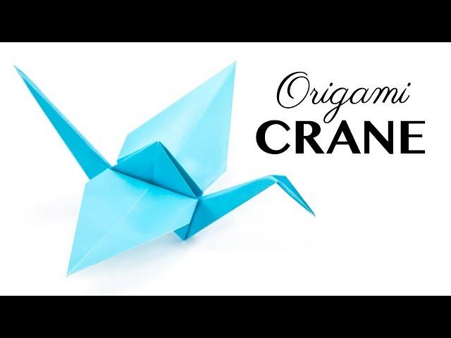 Easy Origami Crane Tutorial - Tsuru - Paper Kawaii