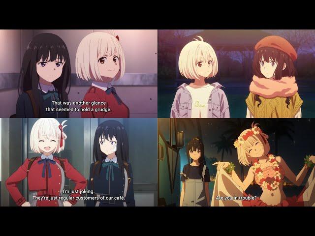 Chisato X Takina Cute Moments | Lycoris Recoil | リコリス・リコイル