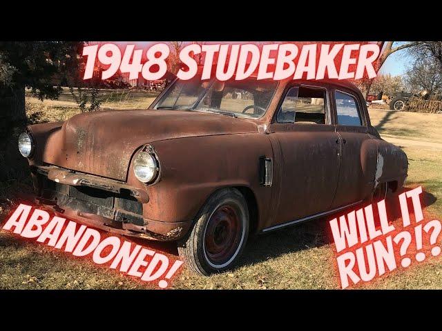 Abandoned 1948 Studebaker sitting for 35 years! Will it run?!? Long forgotten flathead six!