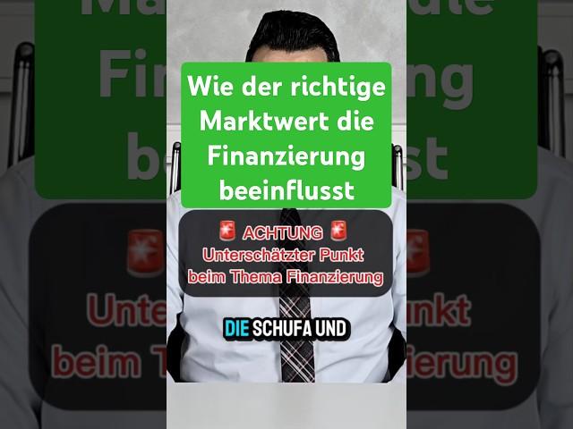 Hoher Kaufpreis = Keine Finanzierung? So beeinflusst der Marktwert die Baufinanzierung #shorts