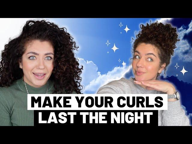 HOW TO SLEEP WITH CURLY HAIR | Protect & preserve your natural curls all week!