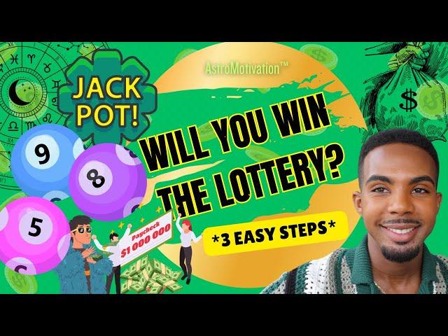 *3 Easy Steps* To Find Out If You Will Win Lottery in Life Per Your Birth Chart! #astrology