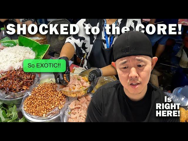 STRANGEST Street Food in Bangkok Thailand  FIRST TIME Eating THIS in Thailand!