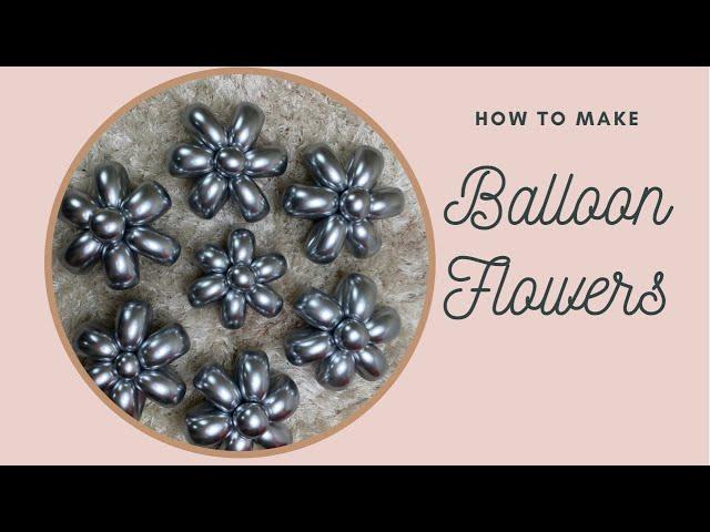 How to make Balloon Flower/DIY Balloon/Six Petals Flower/Balloon Twisting/Easy Balloon Tutorial