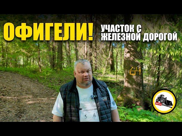 Расчистка участка с железной дорогой!