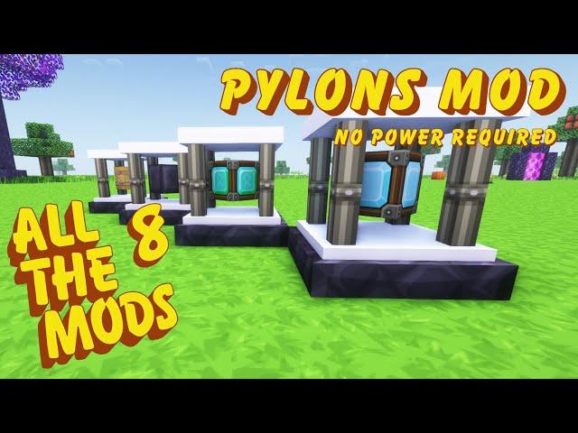 Minecraft in a Hurry - Pylons Mod Quick Overview - ATM8