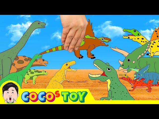 My dinosaurs are growingㅣdino animation, dinosaurs names for childrenㅣCoCosToy