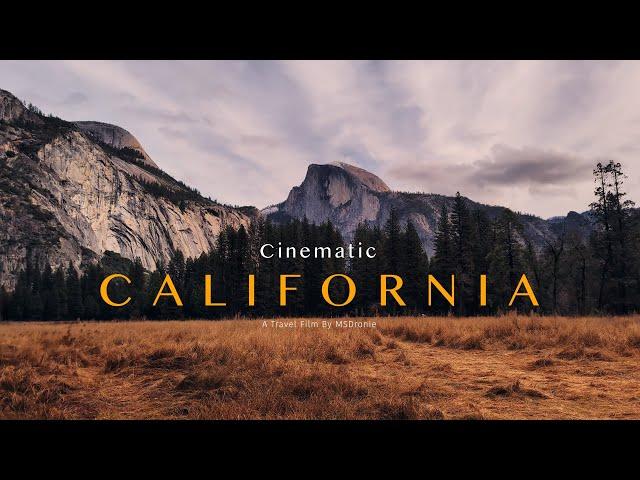 Whispers of California | Cinematic Travel Film 4k | Part - 1 | MSDronie | 2024 | Extended