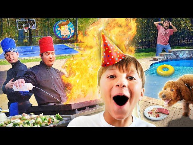 HIBACHI in our Backyard = Heaven (Chase's Birthday FV Family Vlog)