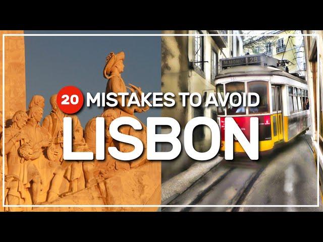 ‍️ 20 MISTAKES  to avoid when you visit LISBON  #118